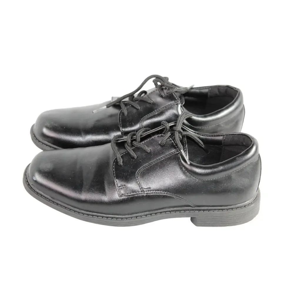 Stacy Adams Boys Black Oxford Dress Shoes Lace Up Formal School Uniform Size 4M